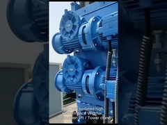 VEIKONG AC DRIVE VFD500 software especial com freio lógico em elevador de construção, guindaste de torre