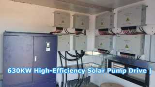 Acionamento de bomba solar de alta eficiência 630KW