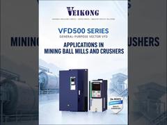 Inversor de alto desempenho VEIKONG VFD500 para indústria pesada
