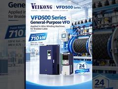 Controle de precisão VEIKONG VFD500 para máquinas bobinadoras de fio