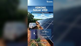 Suporte técnico especializado no local da VEIKONG para unidades VFD