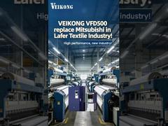 VEIKONG VFD500 substitui Mitsubishi na fábrica têxtil Lafer