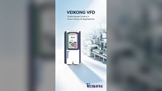 VEIKONG VFD em fábrica de sacos de plástico