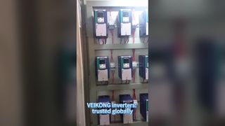 Instalação em massa VEIKONG VFD, alto padrão de qualidade comprovado pelos clientes!
